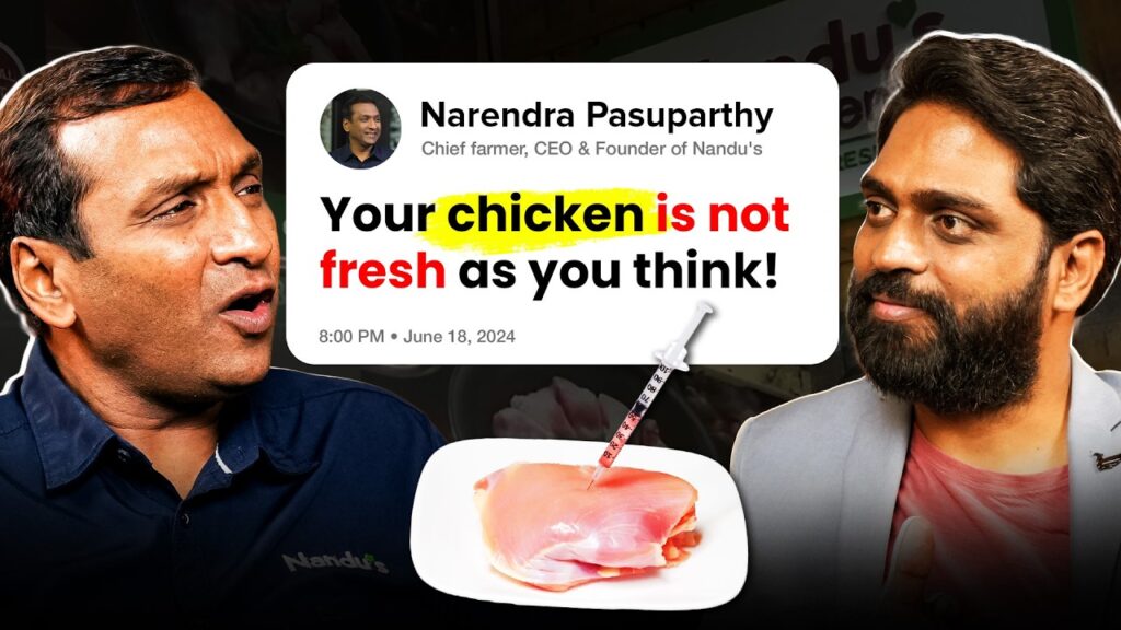 your chicken is not fresh as you think.
