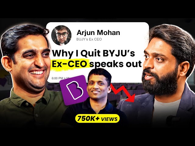 BYJU's Ex-CEO REVEALING Rise, Fall
