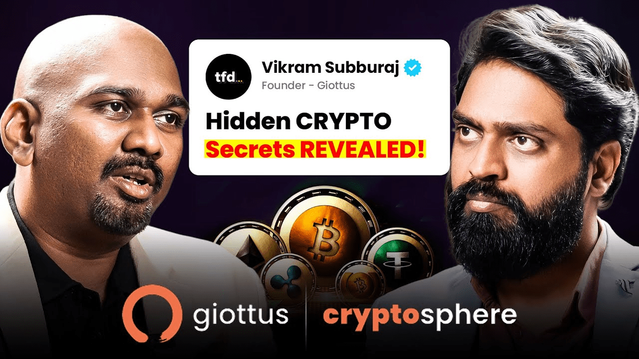 Vikram Subburaj Podcast on Giottus Crypto App