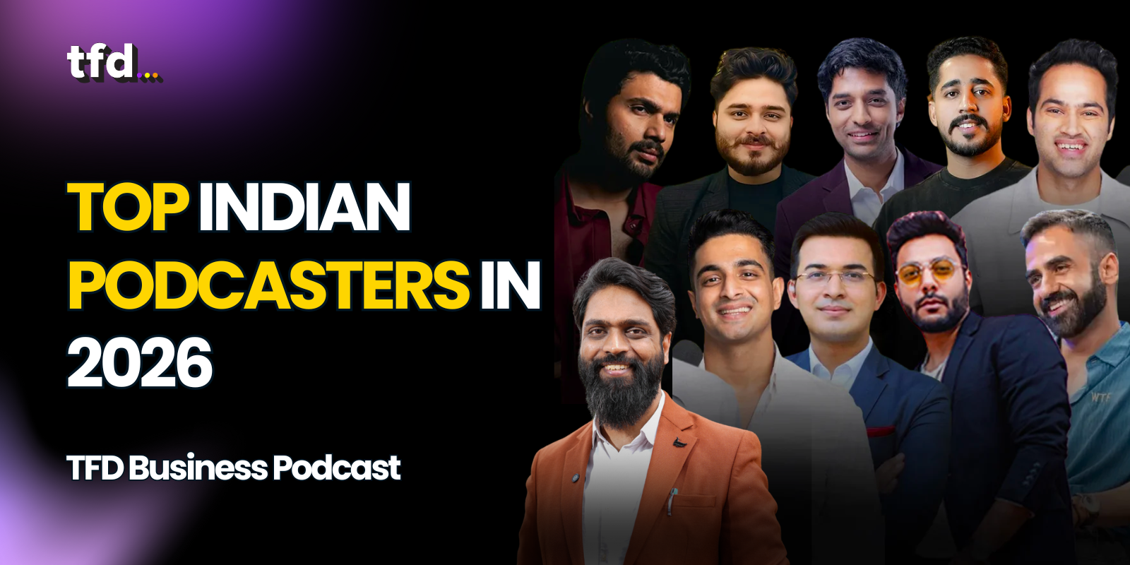 top Indian podcasters in 2026