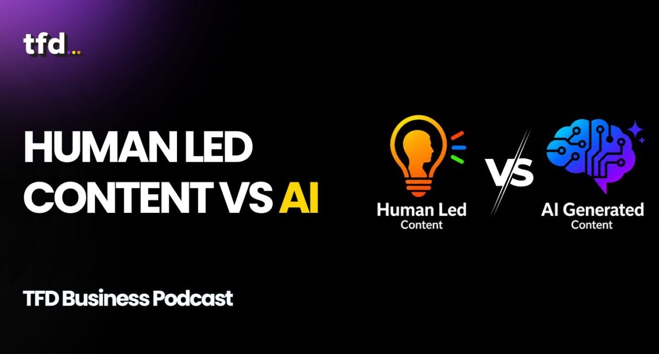 Human Led Content vs AI