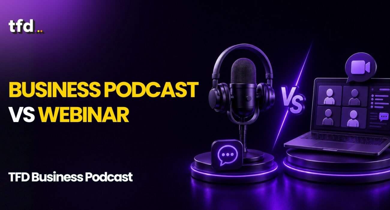 Hindi Business Podcast vs Webinar